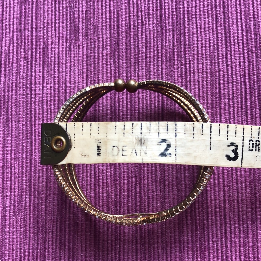 Rhinestone Bracelet OS fits Most NWOT - Picture 5 of 6